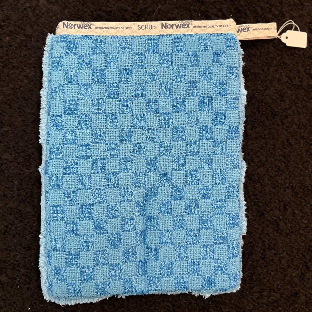Bathroom Scrub Mitt - Blue -  Norwex - (Inventory Sale)